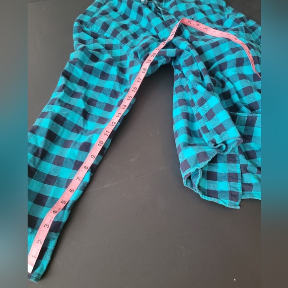 American Eagle Outfitters Plaid Button Up Blue XL - Picture 8 of 8